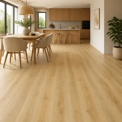 Mitrumizturīgs lamināts 100+ stundas OZOLS DELUX WGD005 12 mm interjerā