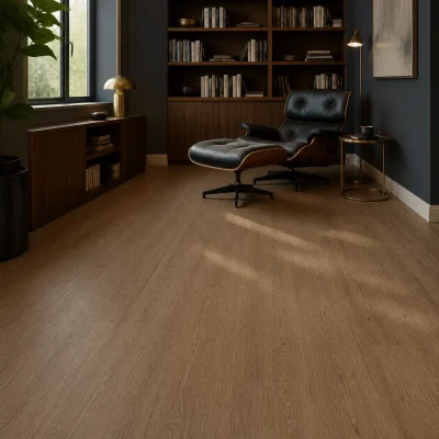 Vinila grīda CROWN OAK Mocca PW interjerā