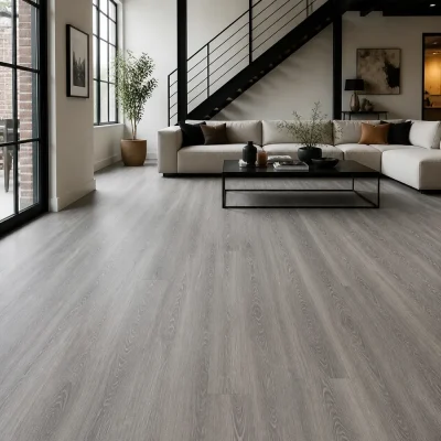 Vinila grīda FRENCH GALLERIA OAK Storm MW interjerā